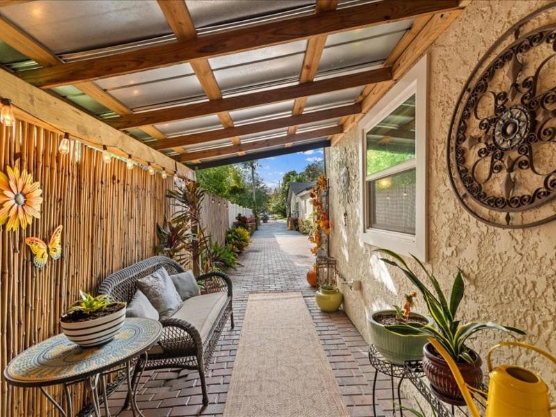 College Park-Orlando 5Star Villa Oasis - Home Away From Home - Quiet Neighborhood-Private Botanical Courtyard - Mins From Eola,Dt, Winter Park - Free Parking & Ev Plug In Exteriör bild